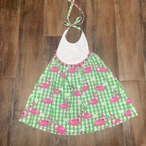 NWOT flamingo dress